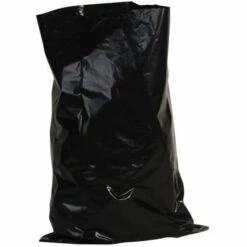 LOGO-BLANC Rouleau De 10 Sacs à Gravats 50L Noir 600x850 140µ - 991