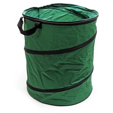 WILTEC Sac De Jardin Rond 100l Pop Up 3x Sac De Déchets En Tissu Pliable Feuilles Branches Mortes Feuillage 5 WILTEC Sac De Jardin Rond 100l Pop Up 3x Sac De Déchets En Tissu Pliable Feuilles Branches Mortes Feuillage – Image 3