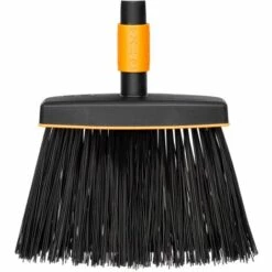 FISKARS® Fiskars Balai D'extérieur, Tête D'outil QuikFit, Largeur: 26 Cm, Poils En Polypropylène, Noir/Orange, QuikFit, 1001415