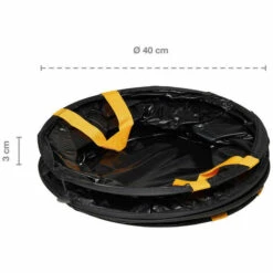 Fiskars Sac à Végétaux Pliable Avec Poignées, Capacité: 56 Litres, Noir/Orange, Solid, 1015646 -Outil d'entretien du jardin Soldes 10641669 3