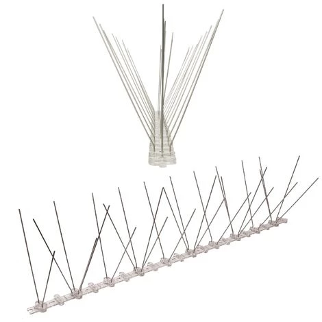 PESTSYSTEMS 10 Mètre Pics Anti Pigeons 3 Rangées En Polycarbonate - Solution De Qualité Pour Contrôle Des Oiseaux 4 PESTSYSTEMS 10 Mètre Pics Anti Pigeons 3 Rangées En Polycarbonate - Solution De Qualité Pour Contrôle Des Oiseaux – Image 2