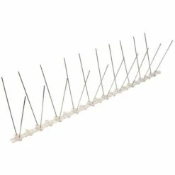 PESTSYSTEMS 5 Mètre Pics Anti Pigeons 2 Rangées En Polycarbonate - Solution De Qualité Pour Contrôle Des Oiseaux -Outil d'entretien du jardin Soldes 11166599 3