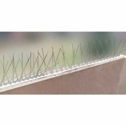 PESTSYSTEMS 5 Mètre Pics Anti Pigeons 2 Rangées En Polycarbonate - Solution De Qualité Pour Contrôle Des Oiseaux -Outil d'entretien du jardin Soldes 11166599 5
