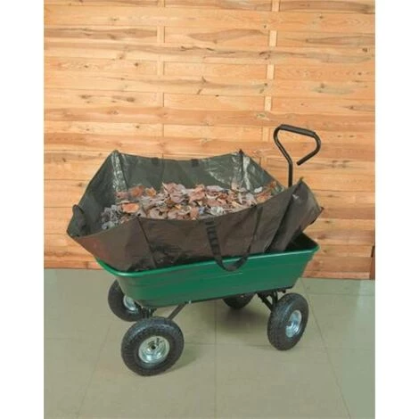 HELIOTRADE Sac Spécial Brouette 300L Pour Feuille Et Herbe Tondue 6 HELIOTRADE Sac Spécial Brouette 300L Pour Feuille Et Herbe Tondue – Image 4