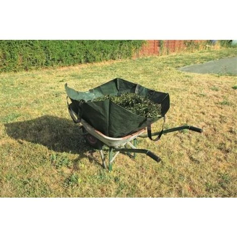 HELIOTRADE Sac Spécial Brouette 300L Pour Feuille Et Herbe Tondue 7 HELIOTRADE Sac Spécial Brouette 300L Pour Feuille Et Herbe Tondue – Image 5
