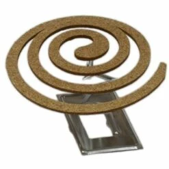 OUTILS ET NATURE Naturel - Spirale Anti-moustique - Kit De 10 Spirales + 1 Socle Métallique