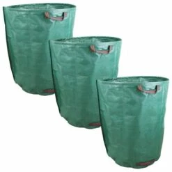 Lot De 3 Sacs De Déchets 300L En PP 150g/m² Autoportants - Linxor - Vert