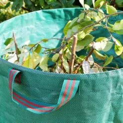 Lot De 3 Sacs De Déchets 500L En PP 150g/m² Autoportants - Linxor - Vert -Outil d'entretien du jardin Soldes 12355165 5