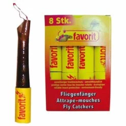 FAVORIT - Bande Adhésive Attrape-mouches - Lot De 8