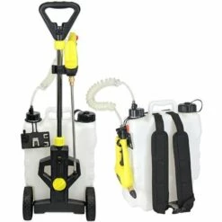 FISHTEC Pulvérisateur Electrique Rechargeable 16 Litres - Dorsale Ou Sur Roues - Batterie Lithium-Ion