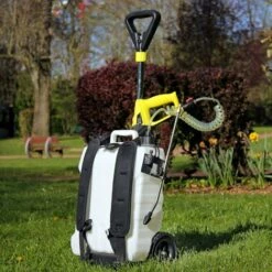FISHTEC Pulvérisateur Electrique Rechargeable 16 Litres - Dorsale Ou Sur Roues - Batterie Lithium-Ion -Outil d'entretien du jardin Soldes 13376970 5