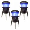BLAUPUNKT Pack De 3x Piège Insectes Anti Moustiques Tigres Usage Extérieur 250m2 UV Efficace -Outil d'entretien du jardin Soldes 13543390 1