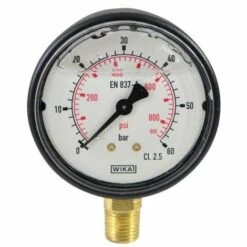 LEM SELECT Manomètre à Bain De Glycérine 0 - 60 Bars - M 1/4"