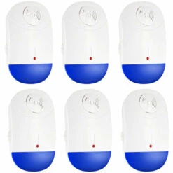 ASUPERMALL Paquet De 6 Repulsifs Repulsif Ultrasonique Non Toxique Ac90V-250V -Outil d'entretien du jardin Soldes 14635527 3