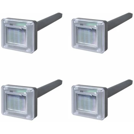 VIDAXL Kit 4 X Solaire Energie Anti Chasse De Rongeurs 3 VIDAXL Kit 4 X Solaire Energie Anti Chasse De Rongeurs
