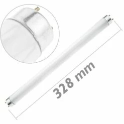 PrimeMatik - Tube Fluorescent Pour Lampe Anti Insectes électrique UV T8 10W BL 328mm -Outil d'entretien du jardin Soldes 14658373 2