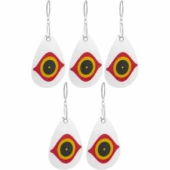 PrimeMatik - Disques Réfléchissants Répulsifs Pour Oiseaux Répulseur D'oiseaux Épouvantail 5-pack -Outil d'entretien du jardin Soldes 15121522 3