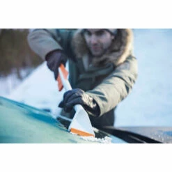 FISKARS® Fiskars Brosse Et Grattoir à Neige Pour Voiture, Démontable, Plastique/Silicone, Blanc/Orange, SnowXpert, 1019352 -Outil d'entretien du jardin Soldes 16601490 5