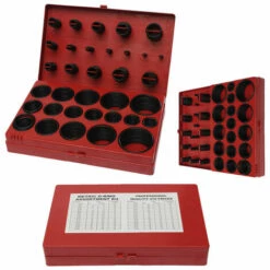 INSMA Coffret Joints Toriques Métriques 419Pcs 32 Tailles Caoutchouc O Bague étanchéité Outil à Plomperie Garage Atelier -Outil d'entretien du jardin Soldes 18118537 4