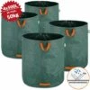 GARDEBRUK 4x Sacs De Jardin 500L 50 Kg Sac De Déchets Ordures Végétaux Tissu Renforcé Pliable Hydrofuges Sac -Outil d'entretien du jardin Soldes 18473157 1