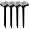 DEUBA 4x Chasses-Taupes Solaires Jardin Fréquence 400Hz Répulsifs Solaire Lutte Taupe -Outil d'entretien du jardin Soldes 18476587 1