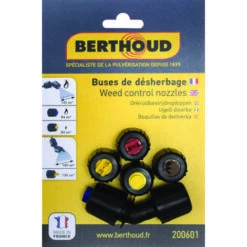 BERTHOUD Kit Buses Desherbage - HOZELOCK 200560 - Garantie 2 Ans - Noir