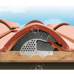 Obturateurs De Tuile - Peigne Pare-oiseaux Individuel - Boîte De 50 - INTERPLAST - TRANSLUCIDE -Outil d'entretien du jardin Soldes 19923043 3