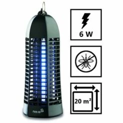 Lampe Piege Anti Moustique Et Insectes PLEIN AIR Noir - Décharge électrique 1000V - Champ Action 20 M2 -Outil d'entretien du jardin Soldes 2012033 2
