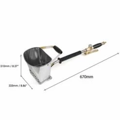 ASUPERMALL Mur Professionnel Mortier Pulverisateur Machine Stuc Pelle Tremie Louche Ciment Machine De Pulverisation D'Air Stuc Pulverisateur Platre Machines Hopper -Outil d'entretien du jardin Soldes 20604471 5