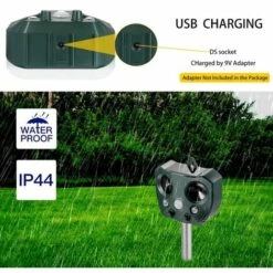 MERKMAK Repulsif Chat Ultrason Solaire Exterieur Sensibilite Et Frequence Reglable Pour Repousser Animaux Nuisibles Protecteur De Jardin 9 MERKMAK Repulsif Chat Ultrason Solaire Exterieur Sensibilite Et Frequence Reglable Pour Repousser Animaux Nuisibles Protecteur De Jardin -Outil d'entretien du jardin Soldes 23056158 3