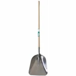 FORGES DE MAGNE Pelle à Grain Ou Neige Aluminium Emmanché 1,20 M 40 X 33