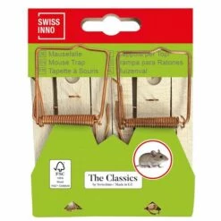 Tapette à Souris En Bois X2 - SWISSINNO -Outil d'entretien du jardin Soldes 23546457 4