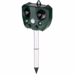 ASUPERMALL Solaire A Ultrasons Repeller Etanche Animaux Nuisibles Exterieur Expulseur Avec Detecteur De Mouvement Et Lumiere Clignotante Repeller Pour Chats Chiens Repel-Pesticides -Outil d'entretien du jardin Soldes 23734573 4