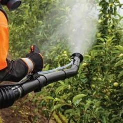 Atomiseur Thermique à Dos Moteur 2 Temps 51,7 Cm3 Cuve 14 Litres Pulvérisation 6 à 9 M Villager DM14PE - Blanc -Outil d'entretien du jardin Soldes 23743314 3