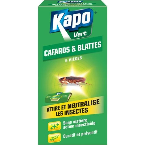 Pièges à Cafards X5 KAPO 3 Pièges à Cafards X5 KAPO
