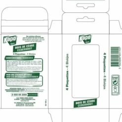 Plaquette Au Bois De Cèdre X4 KAPO -Outil d'entretien du jardin Soldes 25115453 2