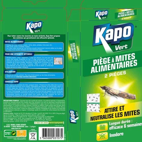 Pièges Contre Les Mites Alimentaires X2 KAPO 4 Pièges Contre Les Mites Alimentaires X2 KAPO – Image 2