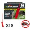 LE DETAUPEUR Recharge Petard Detaupeur X10 - Alu -Outil d'entretien du jardin Soldes 25615400 1