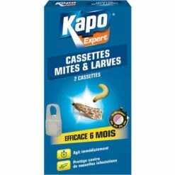 Cassettes Anti-mites Et Larves Avec Témoin De Durée De Vie X2 KAPO