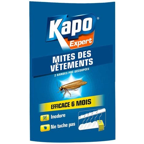 Papier Accordéon Contre Mites Des Vêtements X2 KAPO 3 Papier Accordéon Contre Mites Des Vêtements X2 KAPO