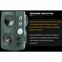 LBTN 4 Types Solaire Ultrasons Ravageur Répulsif Animal Capteur Infrarouge Capteur Répulsif Détection Jardin Cour Ferme Camping -Outil d'entretien du jardin Soldes 26802495 3