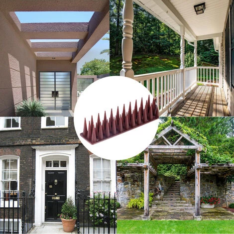 LRISHOM Spikes Oiseaux, 43Cm Defender Spikes Ecureuil Petits Oiseaux Pigeons Repulsif Spikes 7 LRISHOM Spikes Oiseaux, 43Cm Defender Spikes Ecureuil Petits Oiseaux Pigeons Repulsif Spikes – Image 5