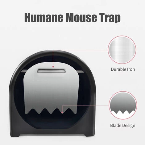 ASUPERMALL Souris Rat Rongeur Zapper Mouse Trap Humane Souris Mouse Trap Catch And Release Piege Souriciere Catcher Capture Cage D'Interieur 4 ASUPERMALL Souris Rat Rongeur Zapper Mouse Trap Humane Souris Mouse Trap Catch And Release Piege Souriciere Catcher Capture Cage D'Interieur – Image 2