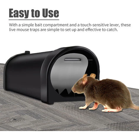 ASUPERMALL Souris Rat Rongeur Zapper Mouse Trap Humane Souris Mouse Trap Catch And Release Piege Souriciere Catcher Capture Cage D'Interieur 7 ASUPERMALL Souris Rat Rongeur Zapper Mouse Trap Humane Souris Mouse Trap Catch And Release Piege Souriciere Catcher Capture Cage D'Interieur – Image 5