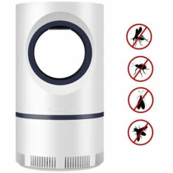HAPPYSHOPPING USB LED UV Mosquito Killer Light Silencieux Photocatalytique Inhalation Mosquito Killer Blanc -Outil d'entretien du jardin Soldes 28063194 5