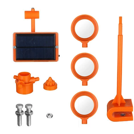 BARES Ultrasons Capteur Solaire Répulsif Oiseau Conduite Dispositif Pigeon Corbeau Dissuasif Répulsif Outil Pelouses Oiseau Répulsif Oiseau Scarer 4 BARES Ultrasons Capteur Solaire Répulsif Oiseau Conduite Dispositif Pigeon Corbeau Dissuasif Répulsif Outil Pelouses Oiseau Répulsif Oiseau Scarer – Image 2