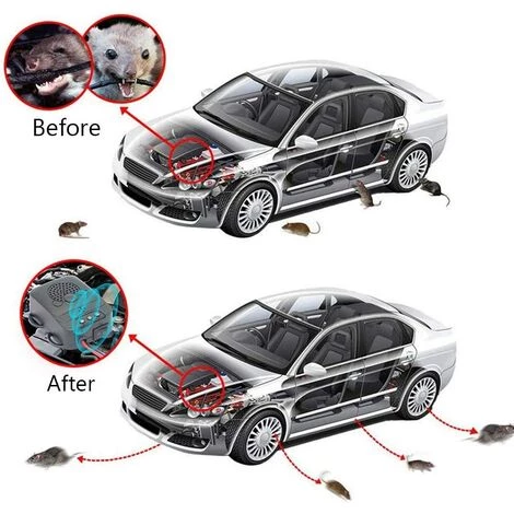 BRIDAY Répulsif à Ultrasons Pour Parasites,Électronique Dissuasion De Rat,Contrôle Des Parasites Rejet Des Souris Et Des Rongeurs Avec Lampes Stroboscopiques à Del Pour Voiture, Grange, Cuisine 5 BRIDAY Répulsif à Ultrasons Pour Parasites,Électronique Dissuasion De Rat,Contrôle Des Parasites Rejet Des Souris Et Des Rongeurs Avec Lampes Stroboscopiques à Del Pour Voiture, Grange, Cuisine – Image 3