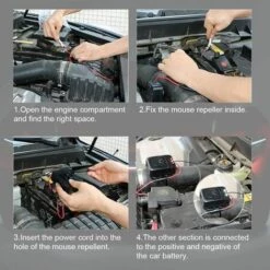 BRIDAY Répulsif à Ultrasons Pour Parasites,Électronique Dissuasion De Rat,Contrôle Des Parasites Rejet Des Souris Et Des Rongeurs Avec Lampes Stroboscopiques à Del Pour Voiture, Grange, Cuisine 10 BRIDAY Répulsif à Ultrasons Pour Parasites,Électronique Dissuasion De Rat,Contrôle Des Parasites Rejet Des Souris Et Des Rongeurs Avec Lampes Stroboscopiques à Del Pour Voiture, Grange, Cuisine -Outil d'entretien du jardin Soldes 28491845 4