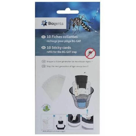BIOGENTS Sticky Cards Par 10 Pour BG-gat 3 BIOGENTS Sticky Cards Par 10 Pour BG-gat