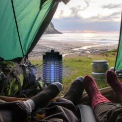 Outsunny Lampe Anti-insectes Anti Moustique Design Lanterne Tue Mouche électrique Destructeur D'insectes LED 3 W Noir - Noir -Outil d'entretien du jardin Soldes 30950961 4